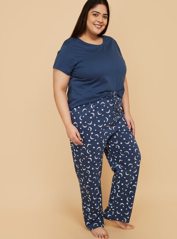 Women Printed Pyjama Set