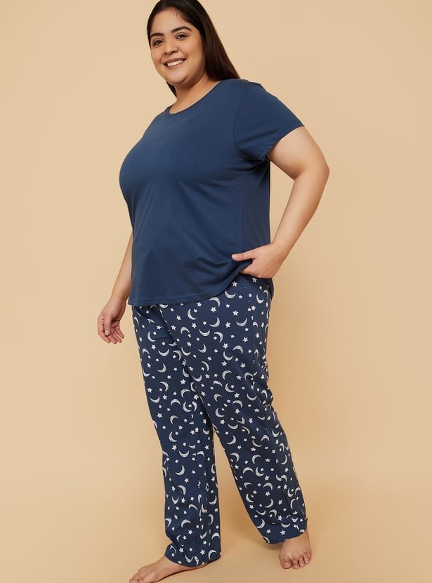 Women Printed Pyjama Set - Image 2