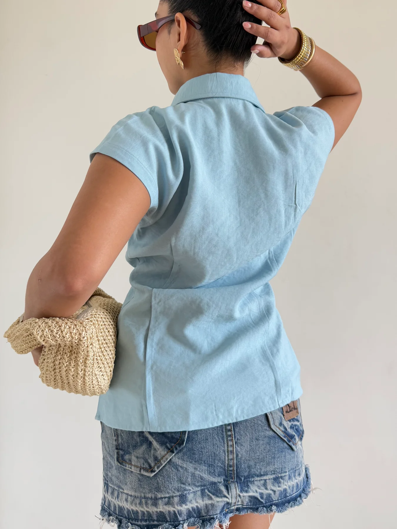 Snap Fit Cotton Tailor Shirt - Image 2